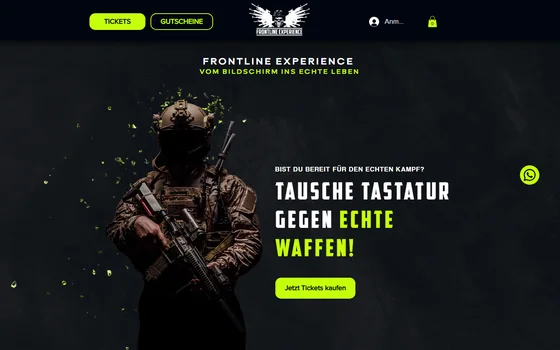 Startseite von Frontline Action